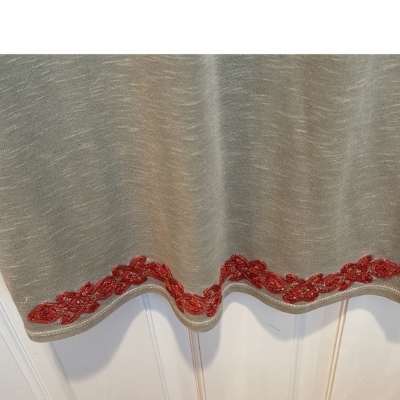 Free People ⭐️dress with orange embroidery - Picture 5 of 10